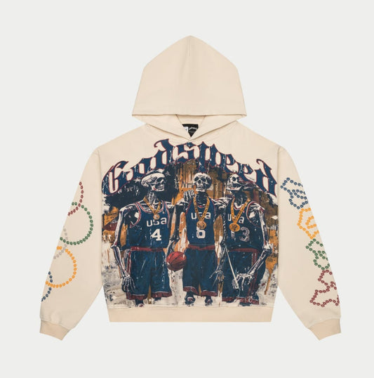 Godspeed DreamTeam '24 Hoodie (Bone )