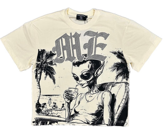 Mixed Emotion Beach Rhinestone Tee