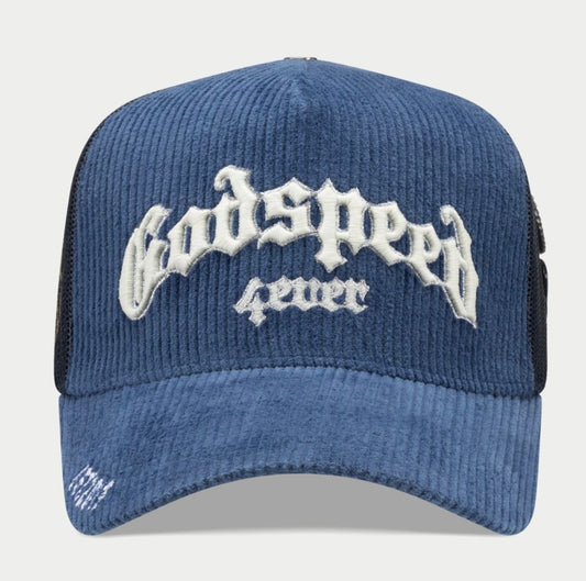 Godspeed Blue Corduroy Hat