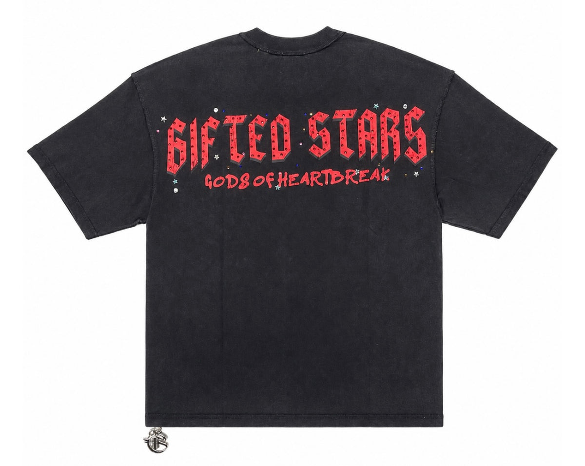 GFTD Blk Heartbreak T-Shirt