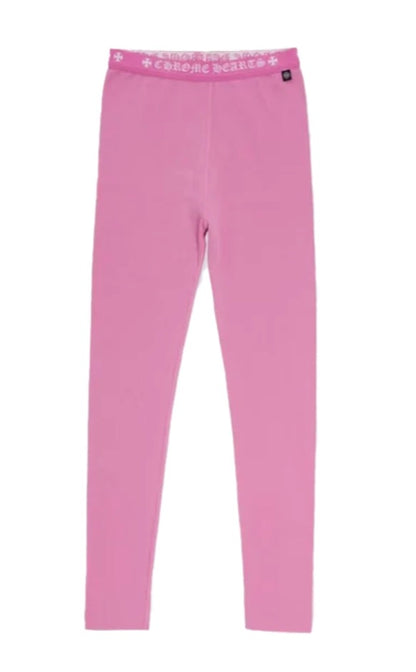 Chrome Heart Pink Leggings
