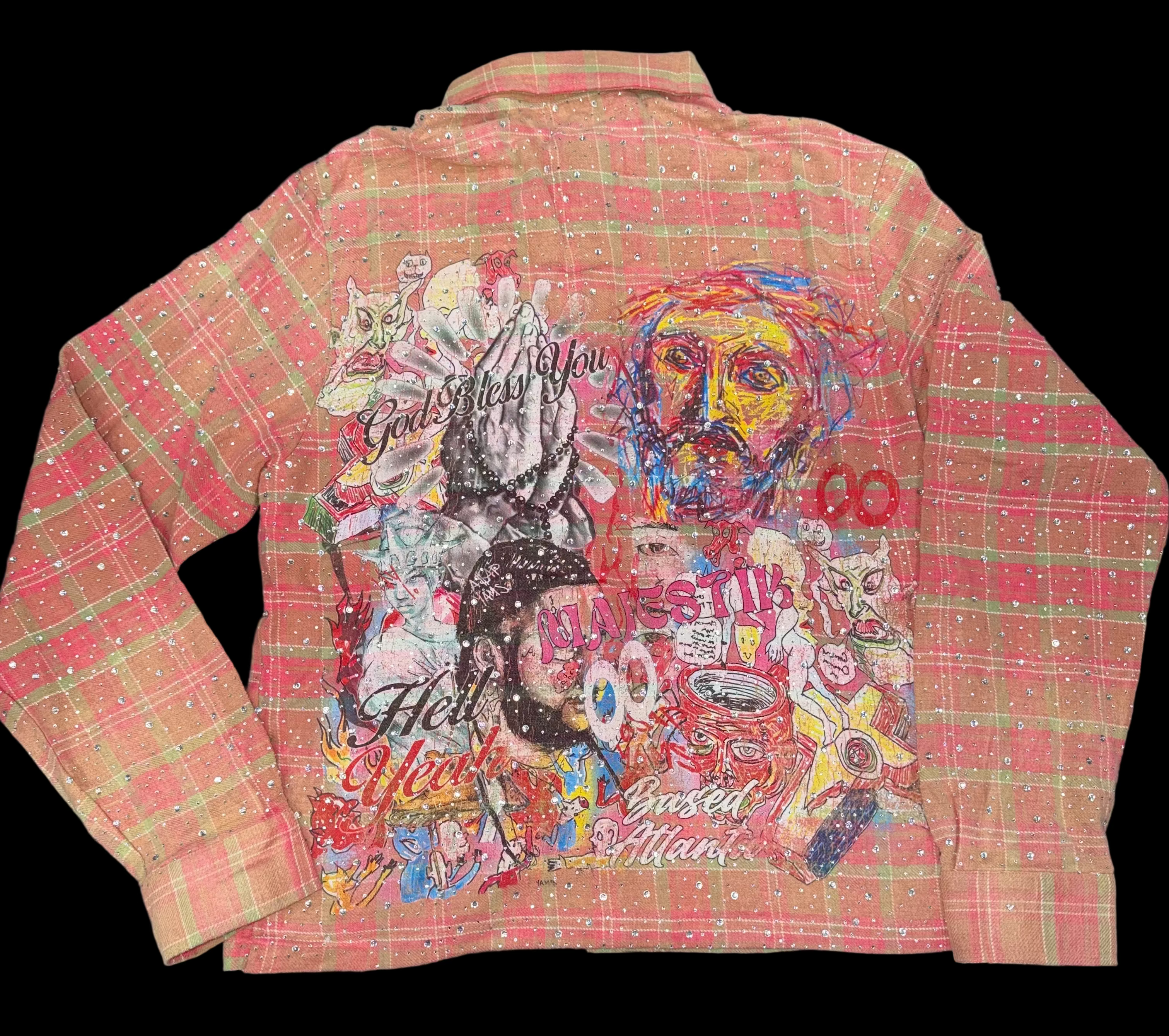Majestik Rhinestone Flannel