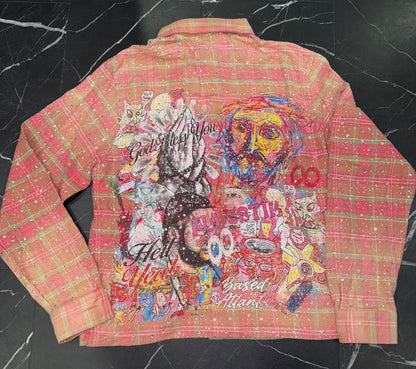 Majestik Rhinestone Flannel