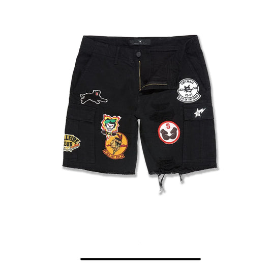 Jc BLACK PATCH SHORTS