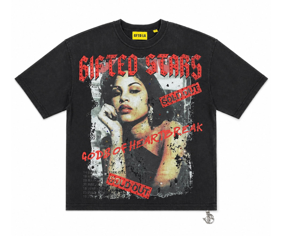 GFTD Blk Heartbreak T-Shirt