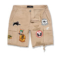 Jc khaki patch shorts