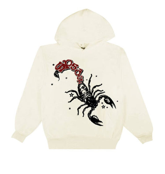 Spider x Mariah the scientist scorpion hoodie ‘Cream’