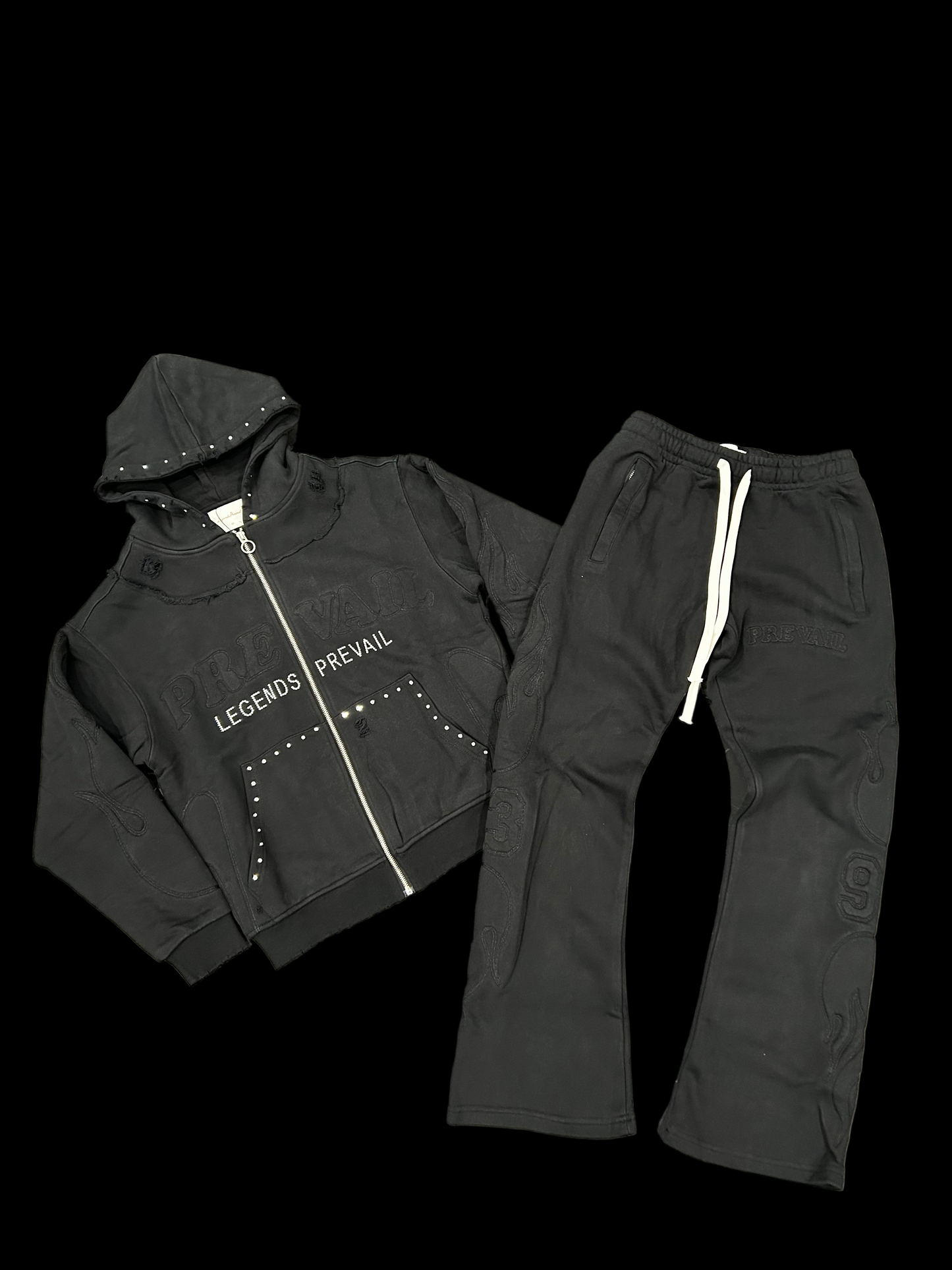 Legends Prevail Jet Black Thermal Sweatsuit