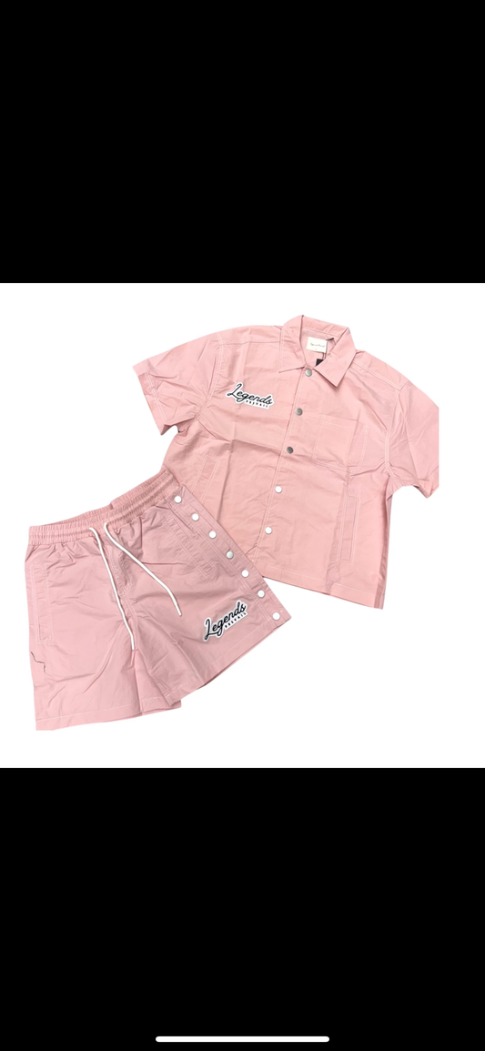 Legends Prevail Pink Short Set