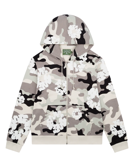 Denim Tears White Camo Hoodie