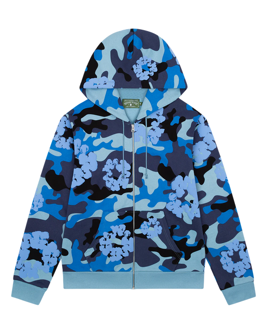 Denim Tears Blue Camo Hoodie