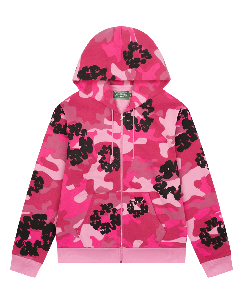 Denim Tears Pink Camo Hoodie