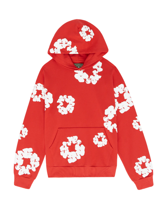 Denim Tears Red Hoodie