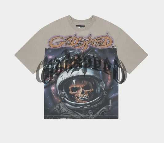 Godspeed Space Traveler Grey Shirt