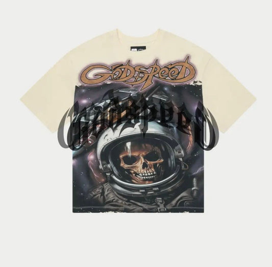 Godspeed Space Traveler Bone Shirt