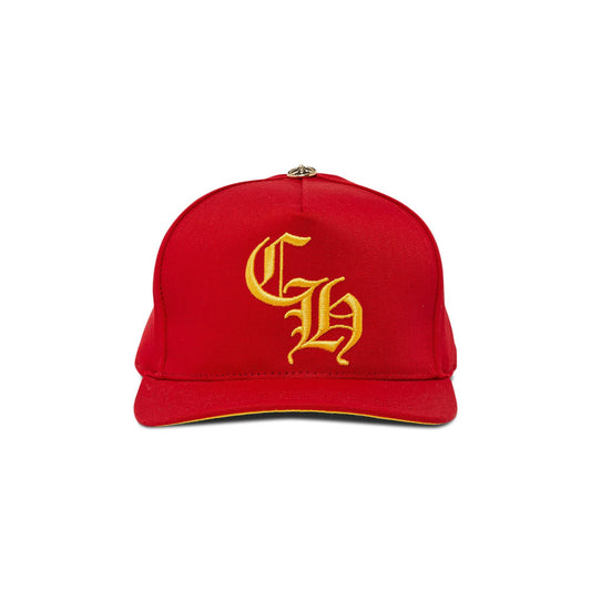 Chrome Hearts Silver Button Hat ( Red & Yellow )