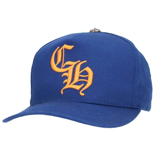 Chrome Hearts CH Baseball Cap Blue/Orange