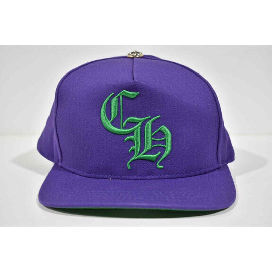 Chrome Hearts CH Logo Trucker Purple Green