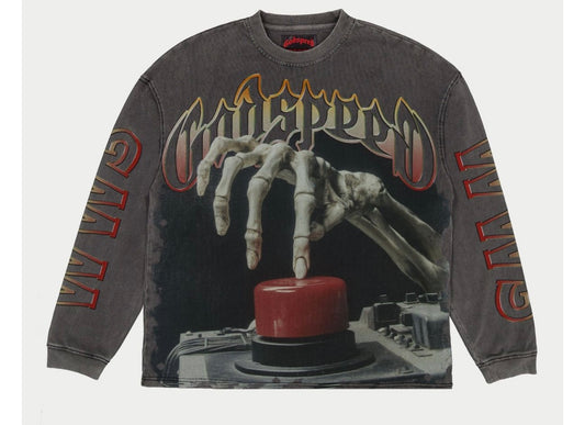 Godspeed Code Red Long-sleeve (Grey Wash)