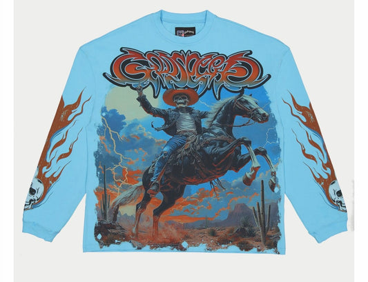 Godspeed Best Western Long Sleeve (Blue)