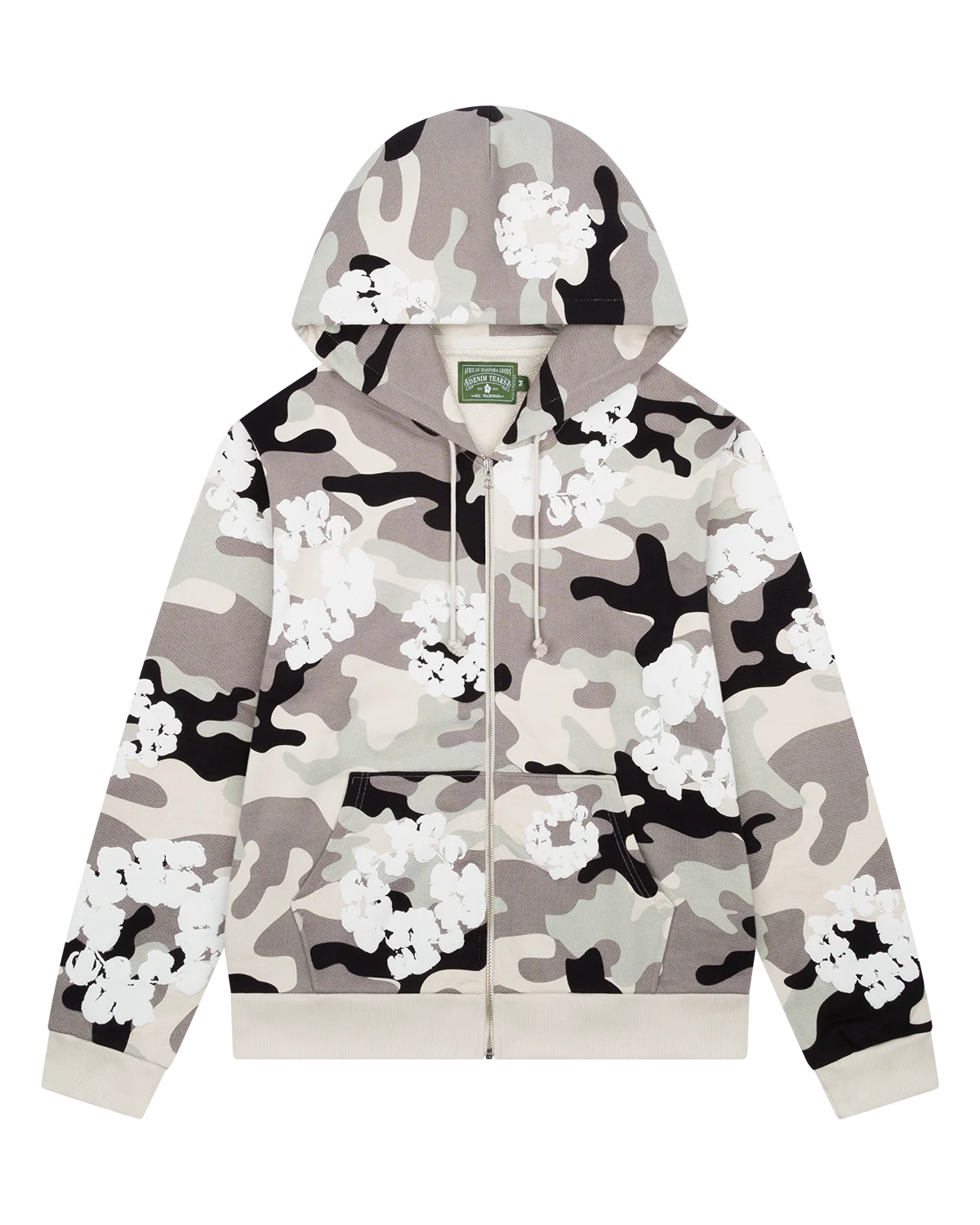 Denim Tears Grey Camo Hoodie