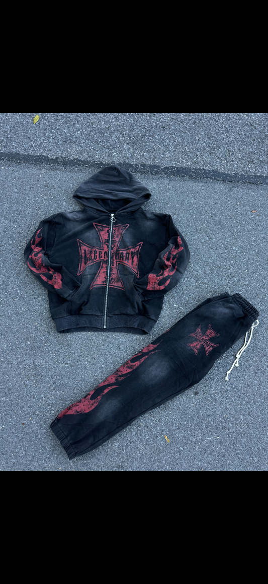 Legendary Red Sweatsuits