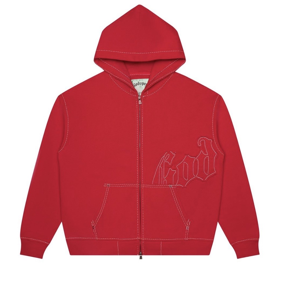 Godspeed Stitched Red Logo Sweatsuit