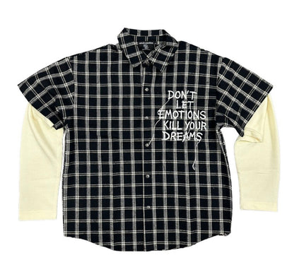 Mixed Emotion Black Dreams Flannel