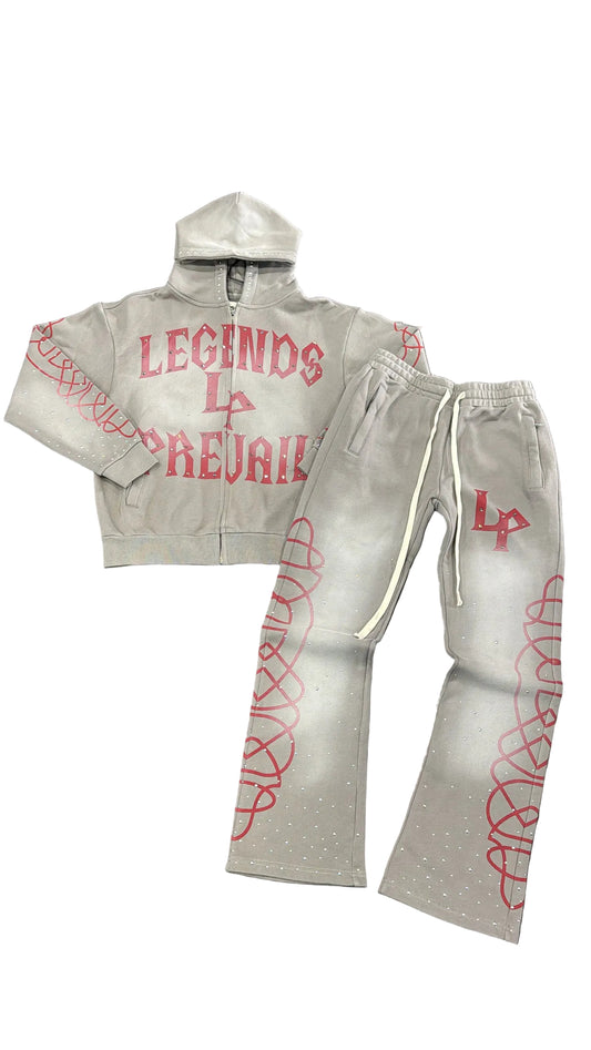 Legend Prevail Grey/Red (New) Sweatsuit