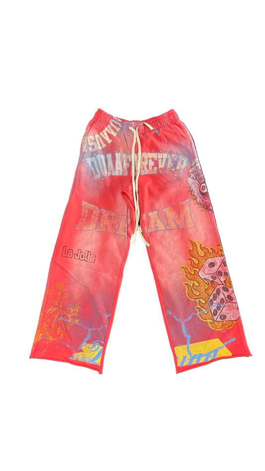 DUAA Red Dutch Sweat Pants