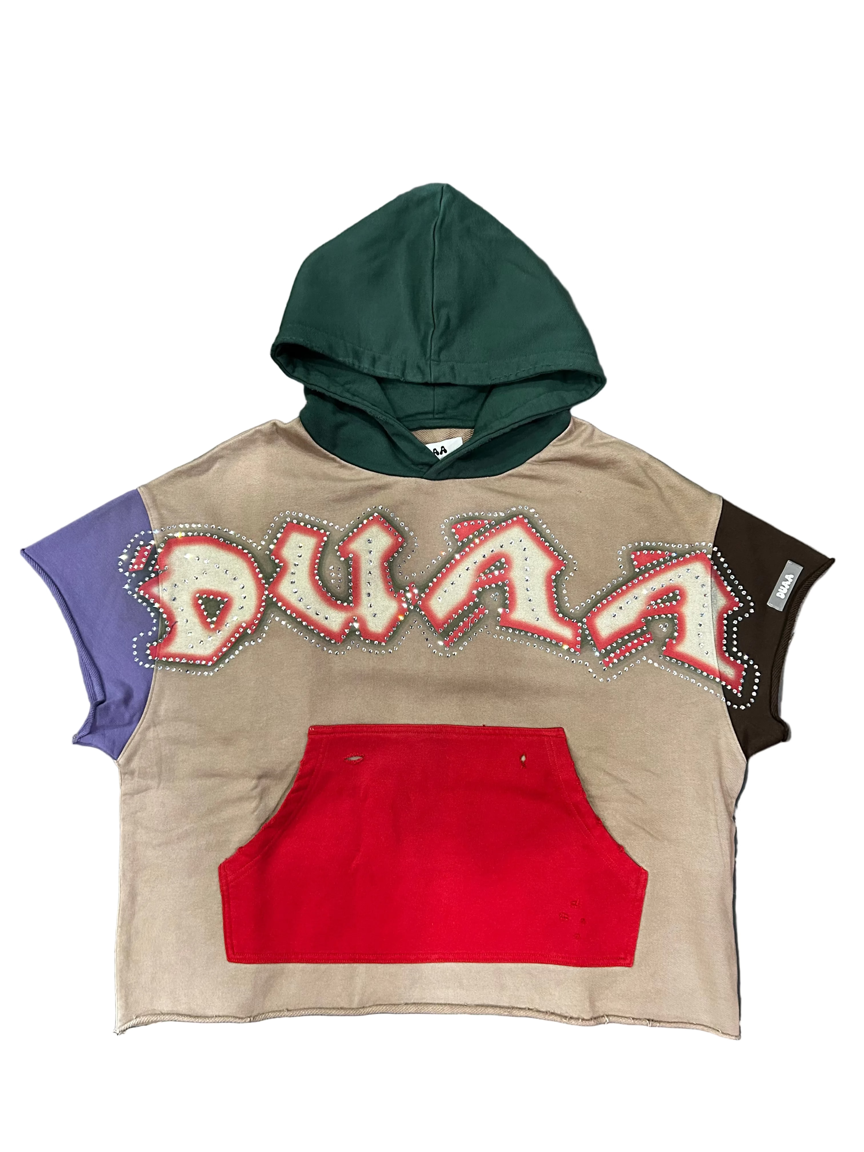 Duaa Retro Hoodie Multi color