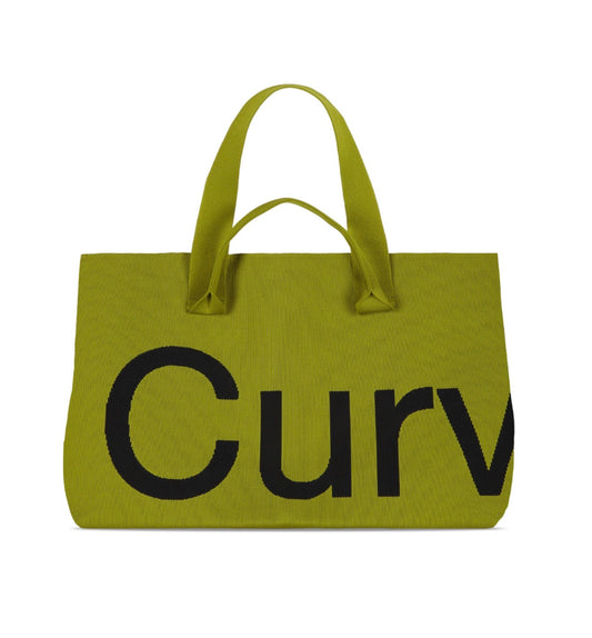 Curve Knit Lemongrass Tote
