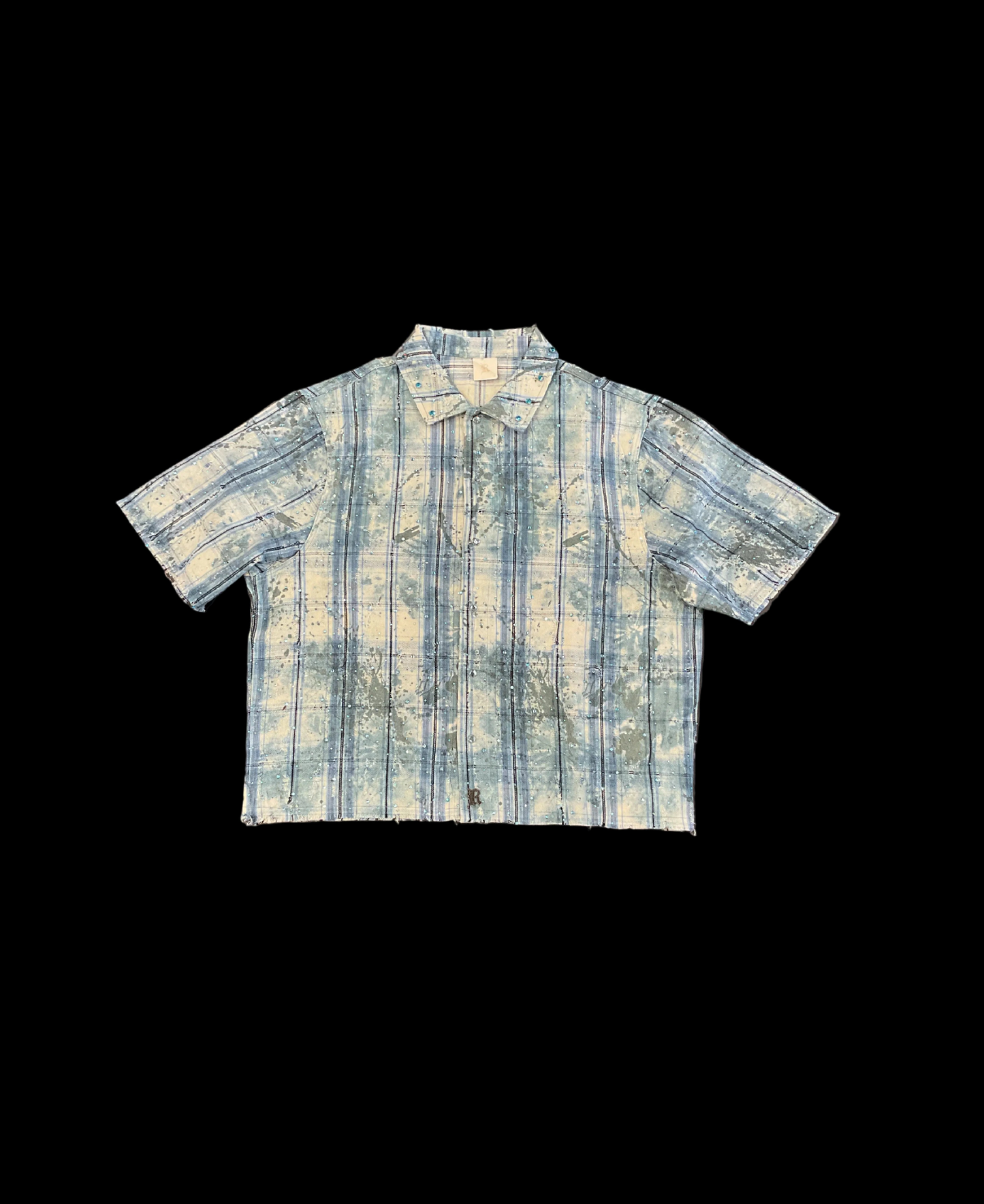 Rebel Blue Rhinestone Shirt