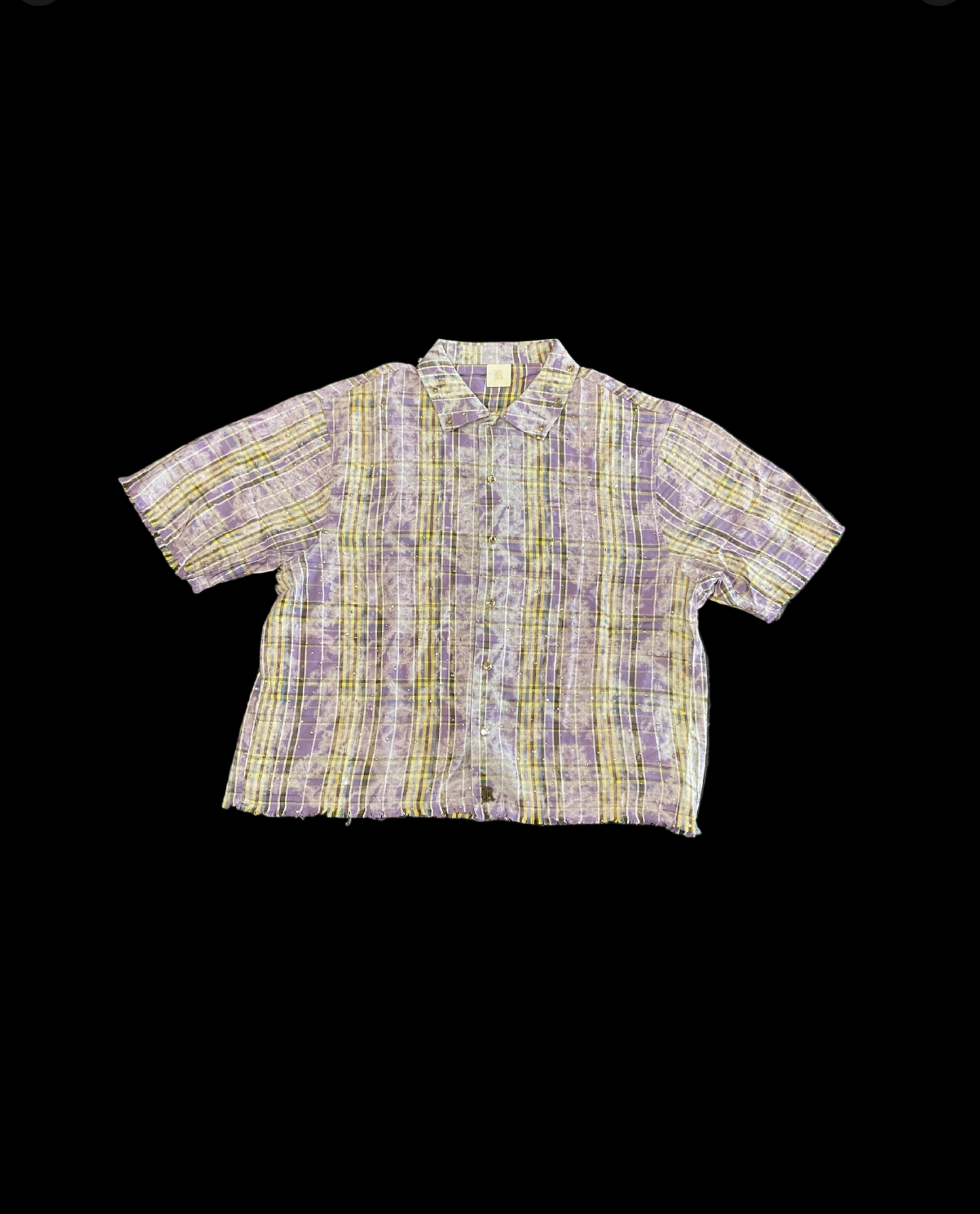 Rebel Purple Rhinestone Shirt