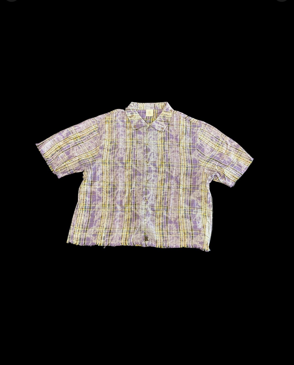 Rebel Purple Rhinestone Shirt