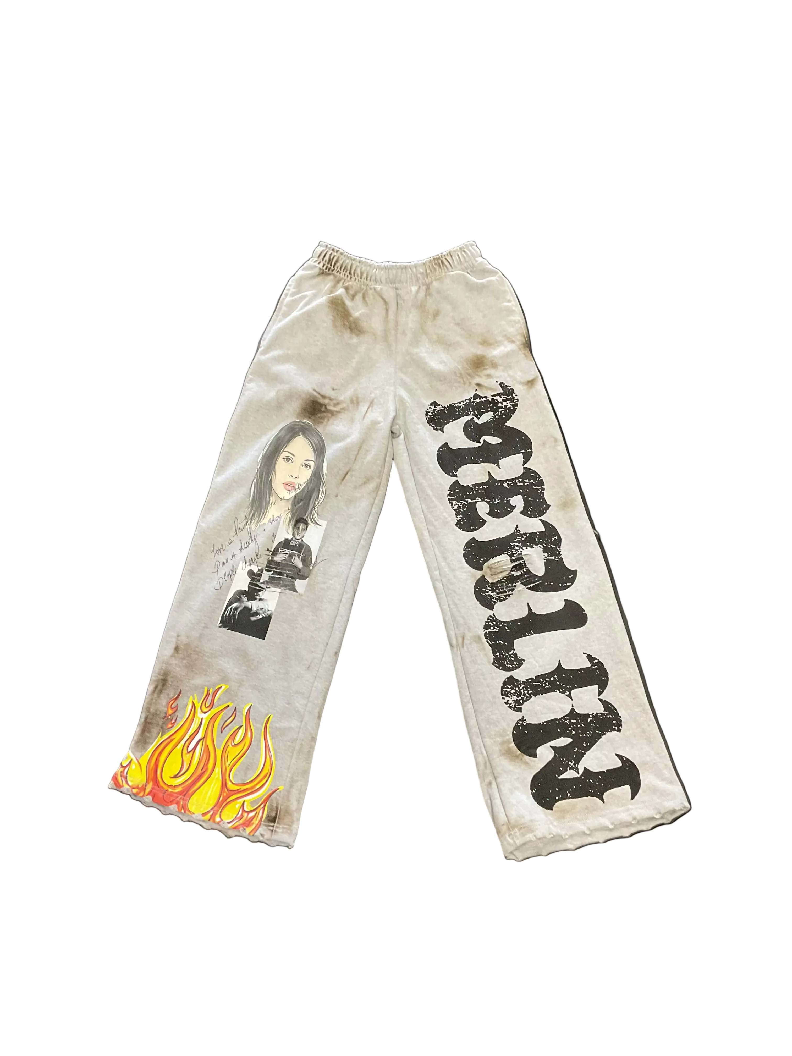 Merlin Women Flames Flare Pants