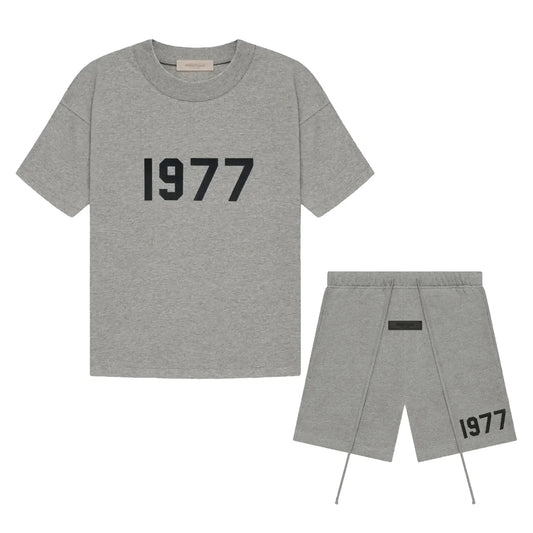 Fear Of God Essentials 1977 Dark Oatmeal Summer Set