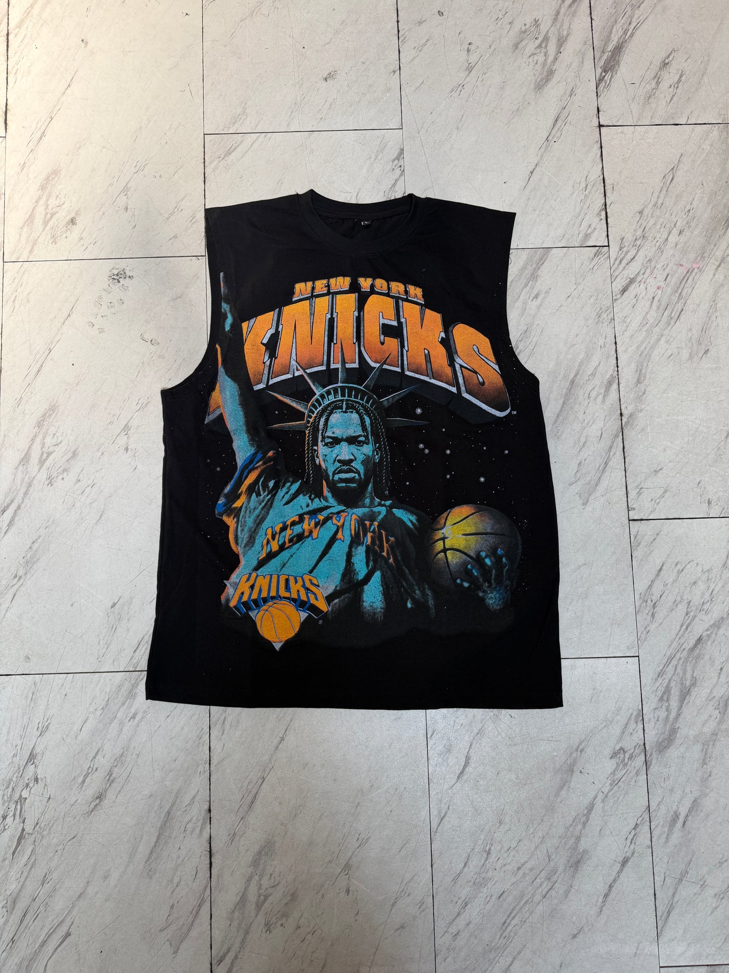 Black Jalen Brunson Liberty Cut Shirt