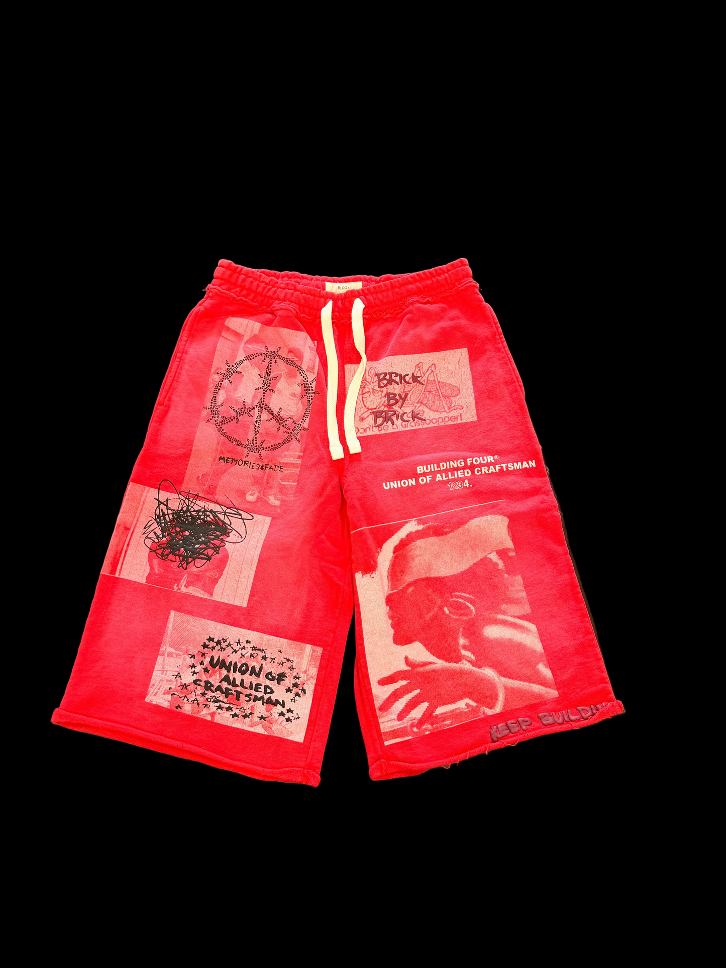BLDG 4 Palace Mars Red Shorts