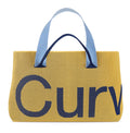 Curves Beach Knit Tote Bag (Maize)