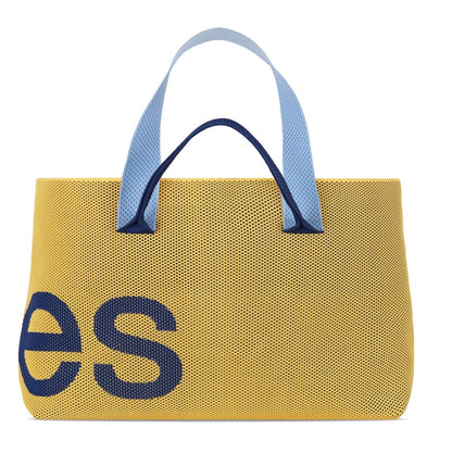 Curves Beach Knit Tote Bag (Maize)
