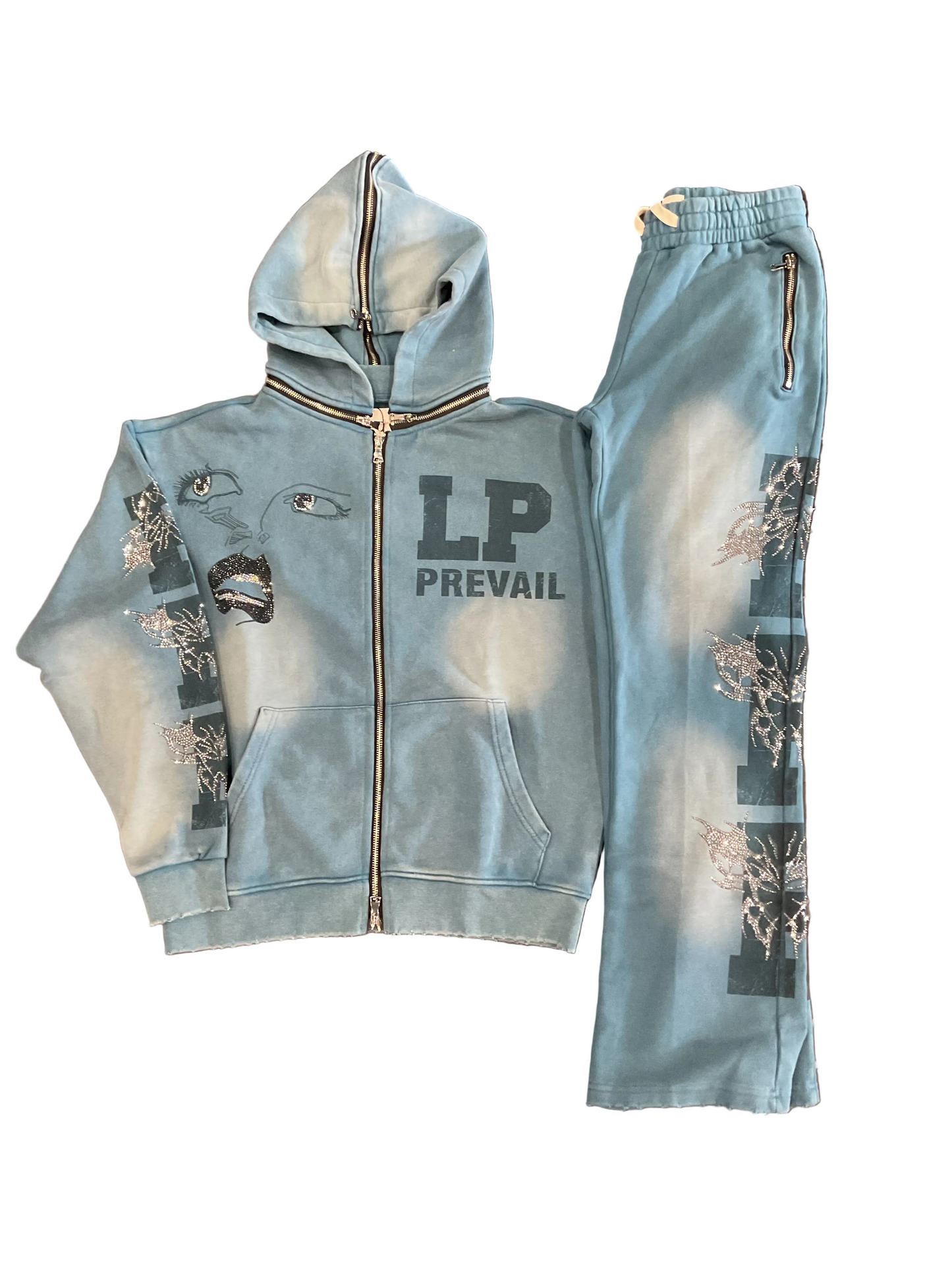 Legends Prevail Stone Face Sky Blue Sets
