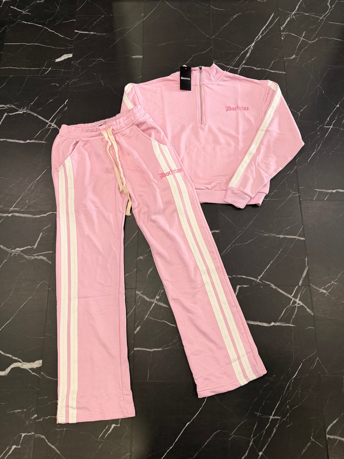 Doctrine Pink Sweat Set