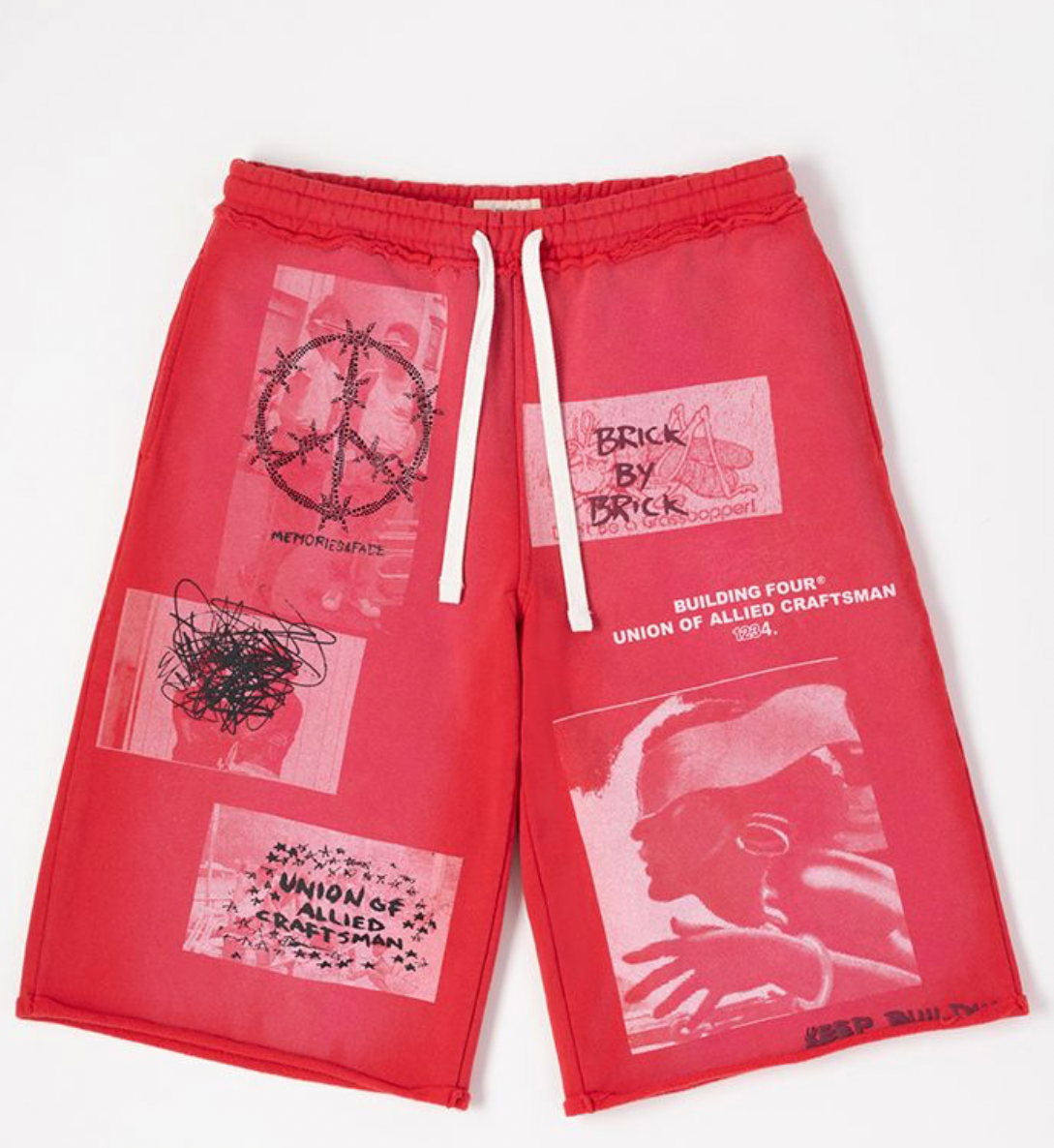 BLDG 4 Palace Mars Red Shorts