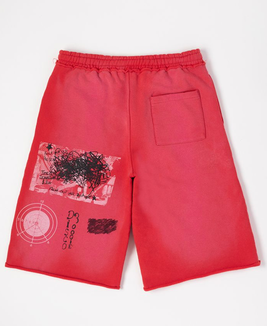 BLDG 4 Palace Mars Red Shorts