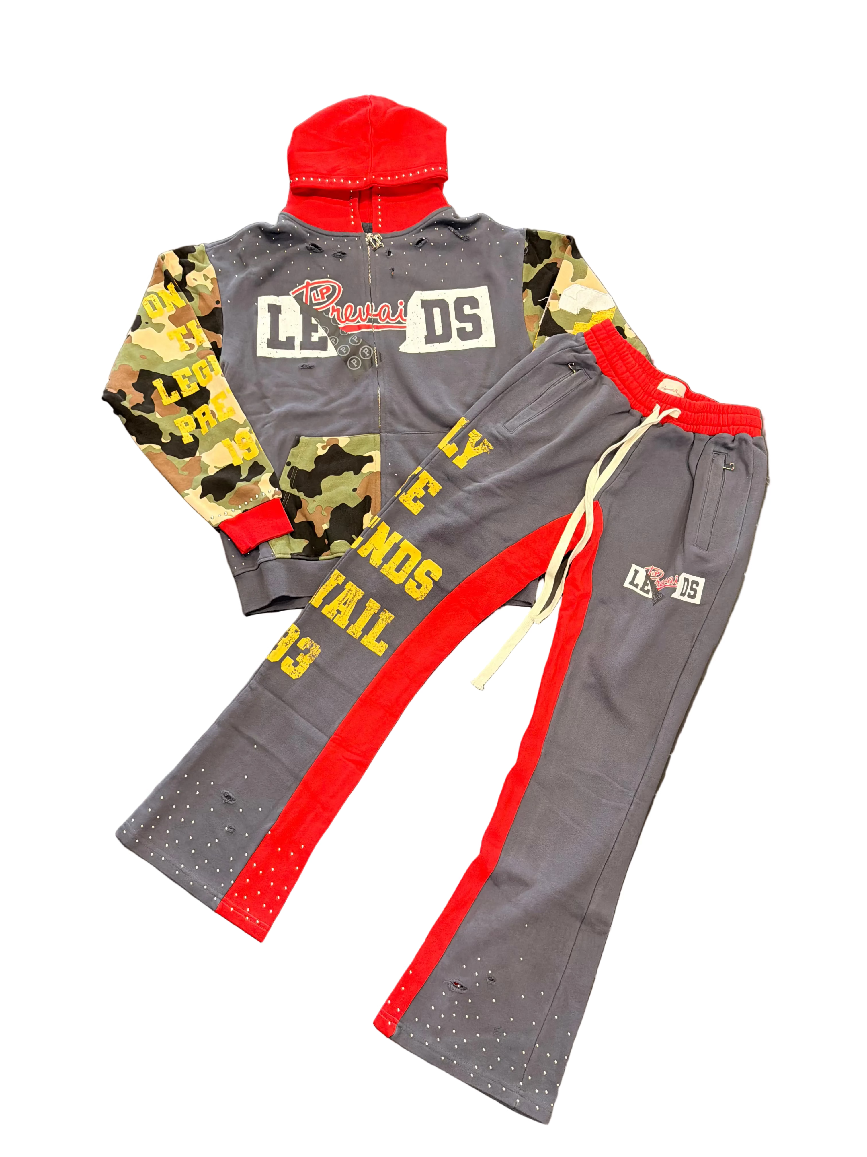 Legends Prevail Camo Color Block Sweatsuit