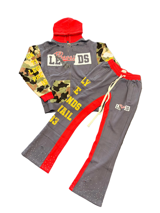 Legends Prevail Camo Color Block Sweatsuit
