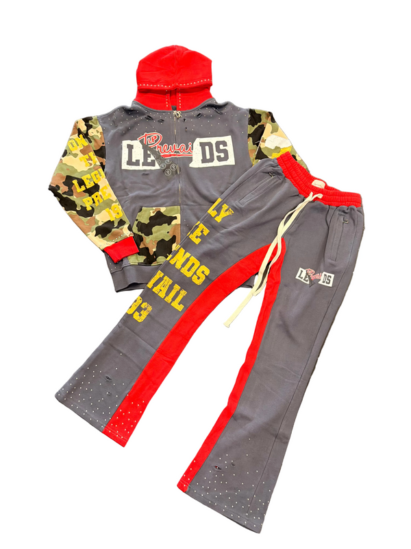 Legends Prevail Camo Color Block Sweatsuit