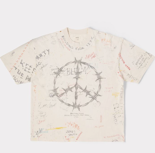 BLDG4. Antique White Centre Shirt