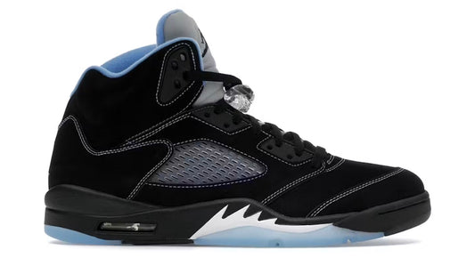 Air Jordan 5s Black Coarlina/UNC